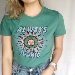 Always Iconic NWT Sun Graphic Tee
